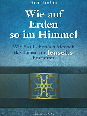cover image of Wie auf Erden so im Himmel